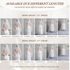 image:imageBEAUTELICATE Wedding Bridal Veil with Comb 1 Tier Cut Edge FingertipampCathedral LengthLight Ivory