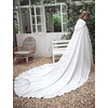 image:imageBEAUTELICATE White Bridal Cape with Hood Floral Print Wedding Cape Hook ClosureOff White110