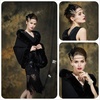 image:imageBEAUTELICATE Women Faux Fur Shawl Bridal Cape Wedding Faux Lambs Wool ShrugRed
