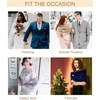 image:imageBEAUTELICATE Women Faux Fur Shawl Shrug Bridal Stole Wrap for Winter Wedding PartyIvory