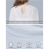 image:imageBEAUTELICATE Women High Low Cape Chiffon Shawl Capelets Bridal Bridesmaid Cover Up PonchoIvory