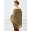 image:imageBEAUTELICATE Women Wool Blend Shawl Fringe Shawl Tassel Knitted Blanket ShawlsSage Green