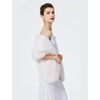 image:imageBEAUTELICATE Womens Faux Fur Shawl Stoles Wrap Faux Fur Scarf for Bridal Wedding PartyOffwhite