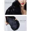 image:imageBEAUTELICATE Womens Faux Fur Shawl Warm Stole Wrap Shrug For Winter Wedding Dress Evening Party Plus SizeBlack