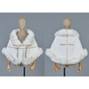 image:imageBEAUTELICATE Womens Faux Fur Shawl Warm Stole Wrap Shrug For Winter Wedding Dress Evening Party Plus SizeWhite