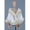 image:imageBEAUTELICATE Womens Faux Fur Shawl Warm Stole Wrap Shrug For Winter Wedding Dress Evening Party Plus SizeWhitebeigefur