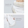 image:imageBEAUTELICATE Womens Faux Fur Shawl Warm Stole Wrap Shrug For Winter Wedding Dress Evening Party Plus SizeWhitebeigefur