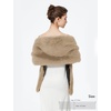 image:imageWomen Faux fur Shawl Wrap for Wedding Shrug Bridal Stole Bridesmaids Cape Winter Cover UpCamel