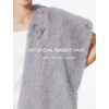 image:imageWomen Faux fur Shawl Wrap for Wedding Shrug Bridal Stole Bridesmaids Cape Winter Cover UpGrey