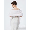 image:imageWomen Faux fur Shawl Wrap for Wedding Shrug Bridal Stole Bridesmaids Cape Winter Cover UpOffwhite
