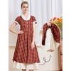 image:imageBEAUTELICATE Bloomers for Women 100 Cotton Wide Leg Half Slip Lace Trim Vintage Pettipants UnderdressCream