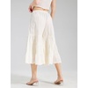image:imageBEAUTELICATE Bloomers for Women 100 Cotton Wide Leg Half Slip Lace Trim Vintage Pettipants UnderdressCream