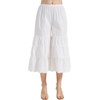image:imageBEAUTELICATE Bloomers for Women 100 Cotton Wide Leg Half Slip Lace Trim Vintage Pettipants UnderdressIvory