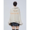 image:imageBEAUTELICATE Faux Fur Wrap Shawl Stole Women Wedding Bridal Evening Shawl Ladies Stole Winter Evening PartyBeige