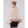 image:imageBEAUTELICATE Faux Fur Wrap Shawl Stole Women Wedding Bridal Evening Shawl Ladies Stole Winter Evening PartyPink