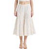 image:imageBEAUTELICATE Bloomers for Women 100 Cotton Wide Leg Half Slip Lace Trim Vintage Pettipants UnderdressCream