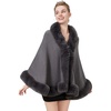image:imageBEAUTELICATE Faux Fur Wrap Shawl Stole Women Wedding Bridal Evening Shawl Ladies Stole Winter Evening PartyGray