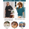 image:imageBEAUTELICATE Asymmetrical Capelets Chiffon Capes Wedding Bridal Shawls Wraps For Women Evening DressIce Blue