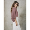 image:imageBEAUTELICATE Bridal Shawl for Wedding Dress Chiffon Shawl with Arm Hole Evening Capelet 2 SizeCinnamon Rose