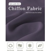 image:imageBEAUTELICATE Bridal Shawl for Wedding Dress Chiffon Shawl with Arm Hole Evening Capelet 2 SizeDark Purple