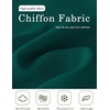 image:imageBEAUTELICATE Bridal Shawl for Wedding Dress Chiffon Shawl with Arm Hole Evening Capelet 2 SizeEmerald Green