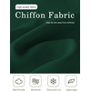 image:imageBEAUTELICATE Bridal Shawl for Wedding Dress Chiffon Shawl with Arm Hole Evening Capelet 2 SizeHunter Green