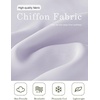 image:imageBEAUTELICATE Bridal Shawl for Wedding Dress Chiffon Shawl with Arm Hole Evening Capelet 2 SizeLilac