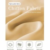 image:imageBEAUTELICATE Bridal Shawl for Wedding Dress Chiffon Shawl with Arm Hole Evening Capelet 2 SizeMustard Yellow