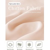 image:imageBEAUTELICATE Bridal Shawl for Wedding Dress Chiffon Shawl with Arm Hole Evening Capelet 2 SizePeach