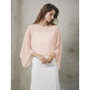 image:imageBEAUTELICATE Bridal Shawl for Wedding Dress Chiffon Shawl with Arm Hole Evening Capelet 2 SizePeach