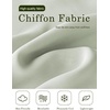 image:imageBEAUTELICATE Bridal Shawl for Wedding Dress Chiffon Shawl with Arm Hole Evening Capelet 2 SizeSage Green