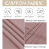 image:imageBEAUTELICATE Bridal Wedding Chiffon Shawl Shrug with Arm Hole Bridesmaid Cover Up Evening Party Summer ShawlCinnamon Rose