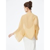 image:imageBEAUTELICATE Bridal Wedding Chiffon Shawl Shrug with Arm Hole Bridesmaid Cover Up Evening Party Summer ShawlMustard Yellow