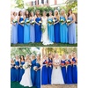 image:imageBEAUTELICATE Bridal Wedding Chiffon Shawl Shrug with Arm Hole Bridesmaid Cover Up Evening Party Summer ShawlRoyal Blue