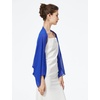 image:imageBEAUTELICATE Bridal Wedding Chiffon Shawl Shrug with Arm Hole Bridesmaid Cover Up Evening Party Summer ShawlRoyal Blue
