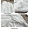 image:imageBEAUTELICATE Simple Crepe Cotton Culotte Slip for Women with Lining Ivory Calf LengthIvory