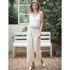 image:imageBEAUTELICATE Women 100 Cotton Pettipants for Women Under Dress Lace Trim 2 Side PocketsOffwhite