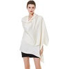 image:imageBEAUTELICATE Women Satin Shawl for Evening Dresses Wedding Shawls for Bridal Party Bridesmaid ScarvesChampagne
