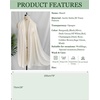 image:imageBEAUTELICATE Women Satin Shawl for Evening Dresses Wedding Shawls for Bridal Party Bridesmaid ScarvesChampagne