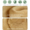 image:imageBEAUTELICATE Women Satin Shawl for Evening Dresses Wedding Shawls for Bridal Party Bridesmaid ScarvesGold