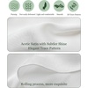 image:imageBEAUTELICATE Women Satin Shawl for Evening Dresses Wedding Shawls for Bridal Party Bridesmaid ScarvesOffwhite