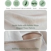 image:imageBEAUTELICATE Women Satin Shawl for Evening Dresses Wedding Shawls for Bridal Party Bridesmaid ScarvesPale Rose Gold