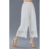 image:imageBEAUTELICATE Women Wide Leg Pettipants Lace Trim Cotton Batiste Culotte Slip Vintage Elastic Waist