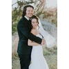 image:imageBEAUTELICATE 1 Tier Wedding Bridal Veil Pencil Edge Ivory White Fingertip Cathedral More LengthIvory