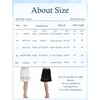 image:imageBEAUTELICATE 100 Cotton Half Slip Skirt Extender with Lace Trim Vintage UnderskirtIvory